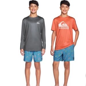 NWT Quiksilver Youth 3-piece Swim Set